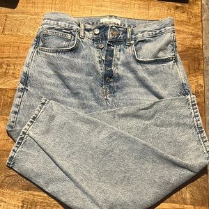 MNG (mango) boyfriend style jeans, size 8; worn once